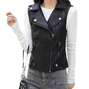 Bomber Fashion Leather Vest