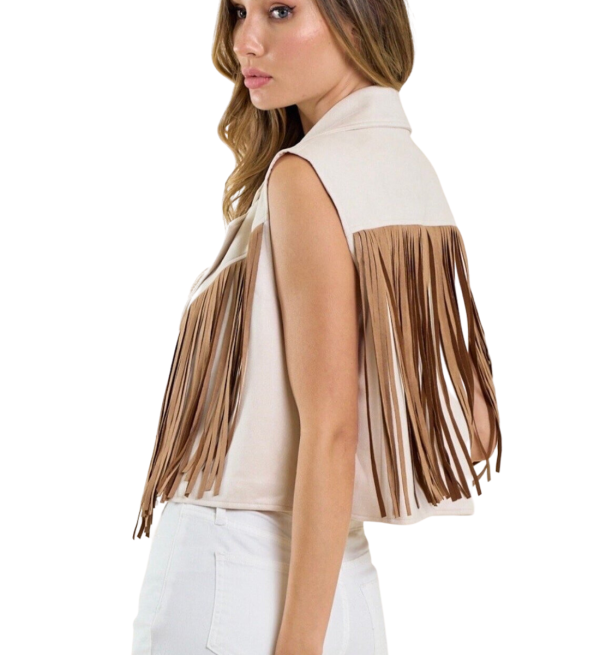 Sweet Tennessee Fringe Faux Suede Vest