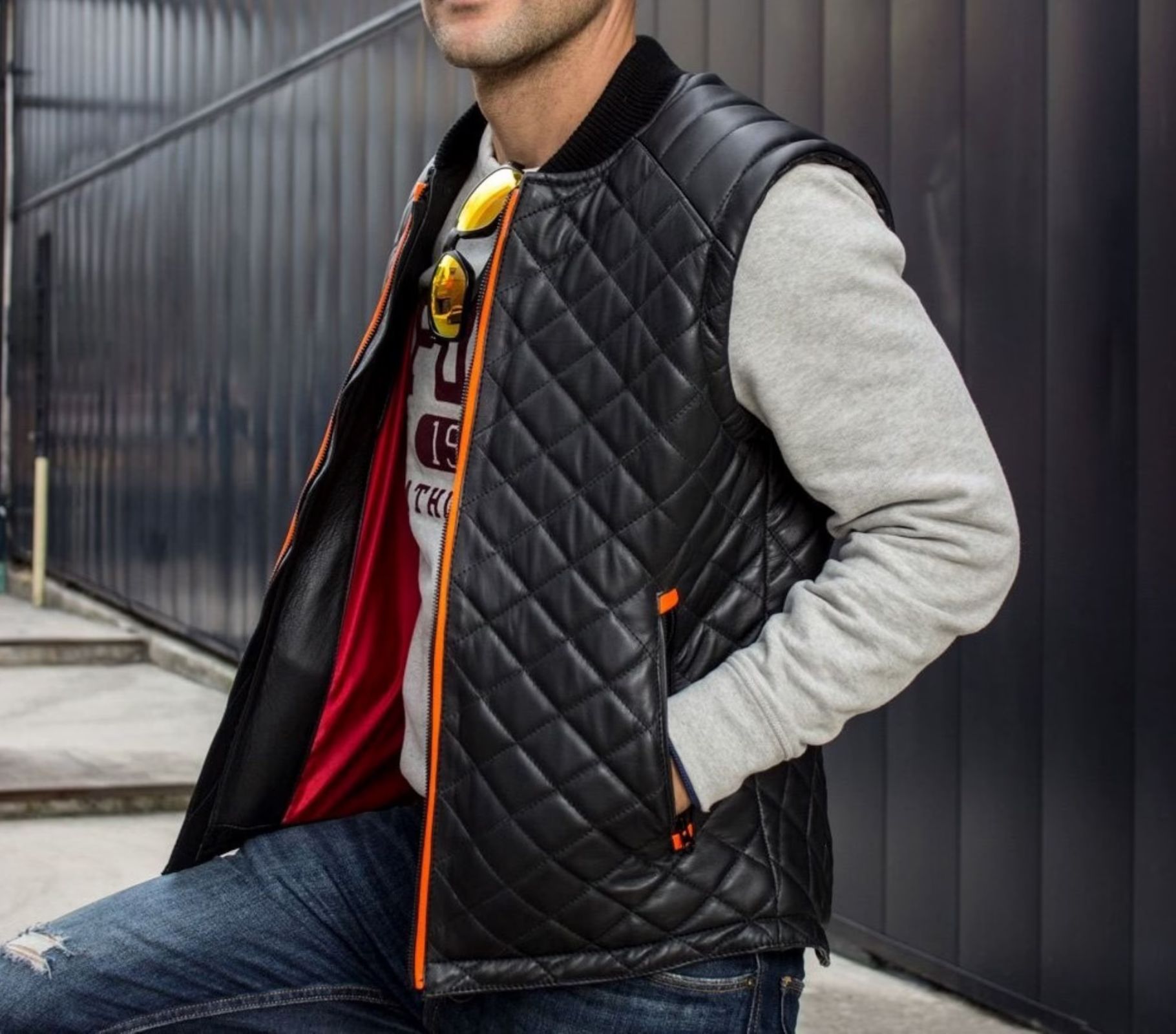 Leather Puffer Vest A Classic Choice