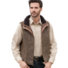 Shearling Collared Leather Vest